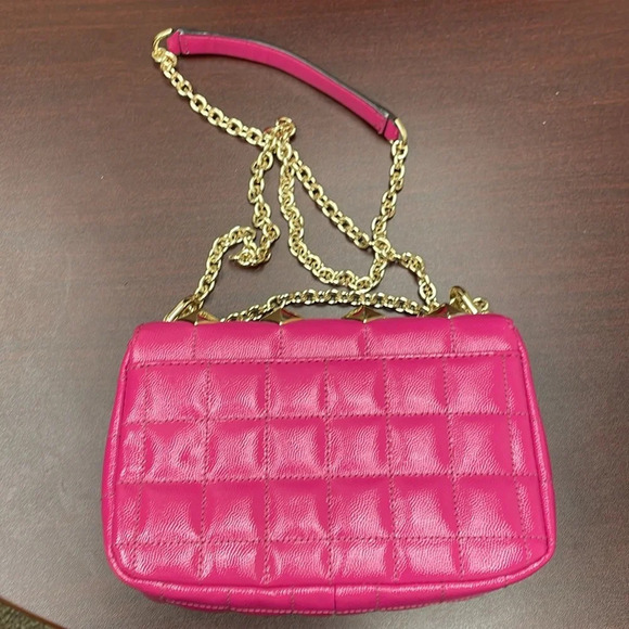 Michael Kors Wild Berry SoHo small studded quilted purse - Picture 3 of 6